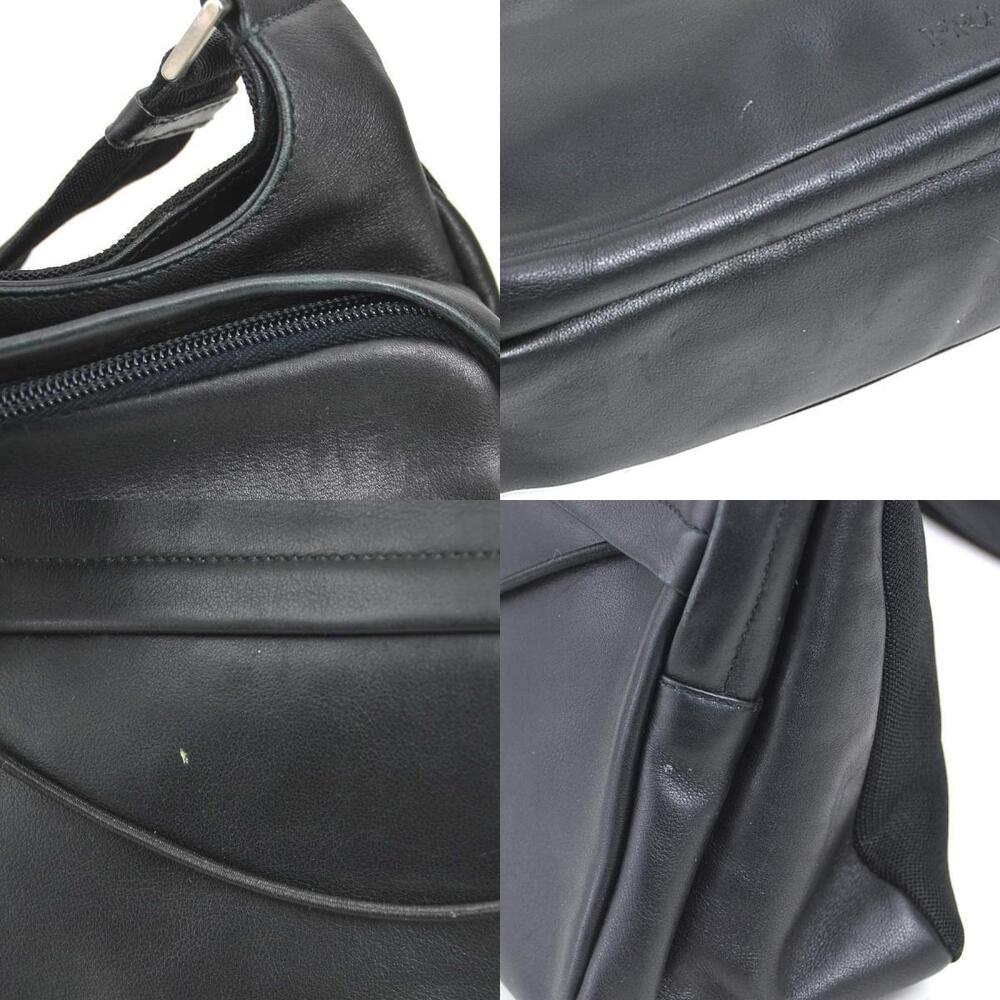 Prada Tessuto Nylon Messenger Crossbody Bag black - Picture 4 of 4